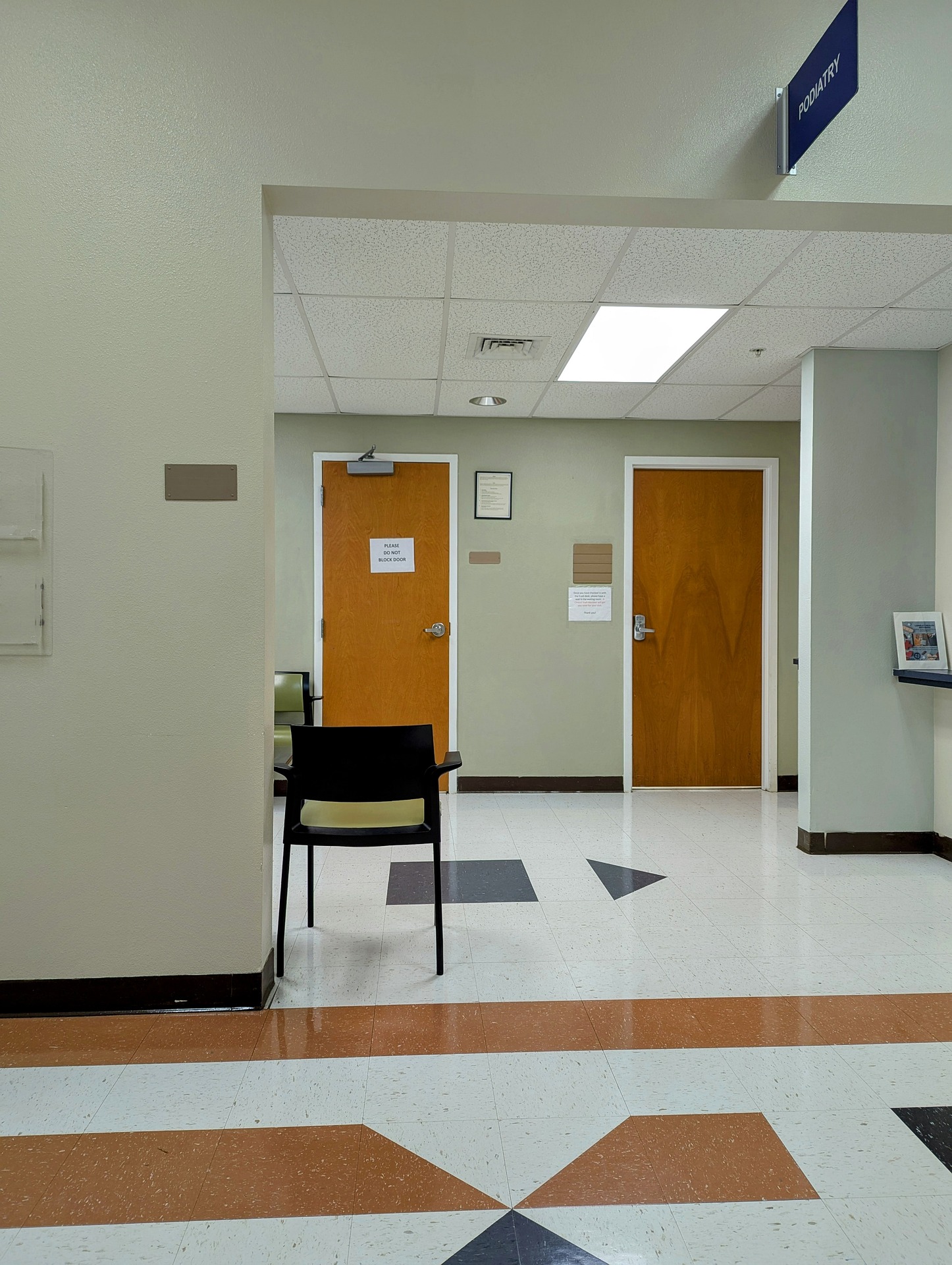 Clinic corridor